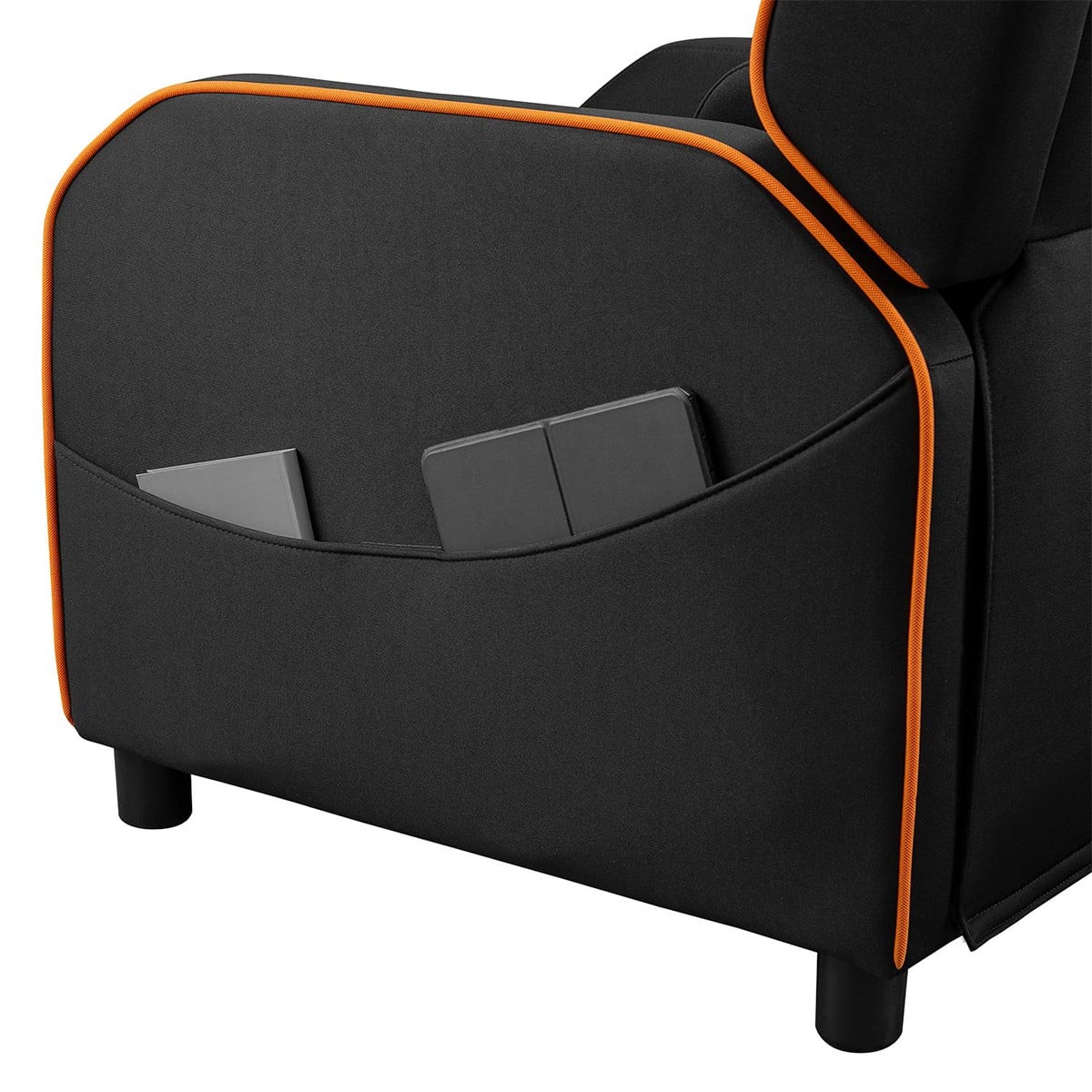 Poltrona Gamer Cougar Ranger One, Reclinável, Tecido, Preto e Laranja, 3MRAOORB.0001
