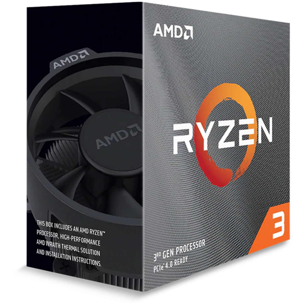 Processador AMD Ryzen 3 3300x 3.8GHz (4.3GHz Turbo), 4Cores 8Threads