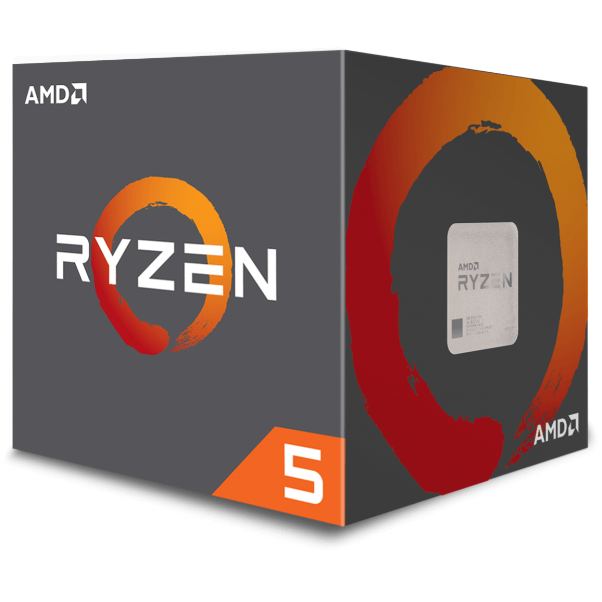 Processador AMD Ryzen 5 2600X 3.6GHz (4.25GHz Turbo) 6-Cores 12-Threads, Cooler Wraith Spire, YD260XBCAFBOX, S/ Video