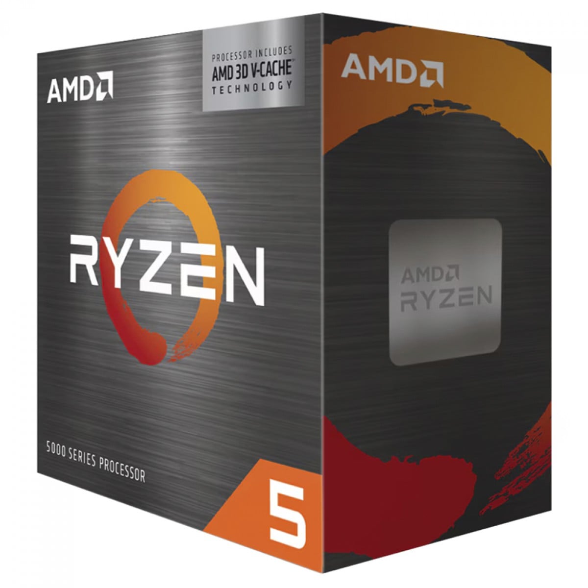 Processador AMD Ryzen 5 5500X3D, 3.0GHz (4.0GHz Turbo), 6-Cores 12-Threads, AM4, Sem Cooler, Sem Vídeo Integrado, 100-100001504WOF