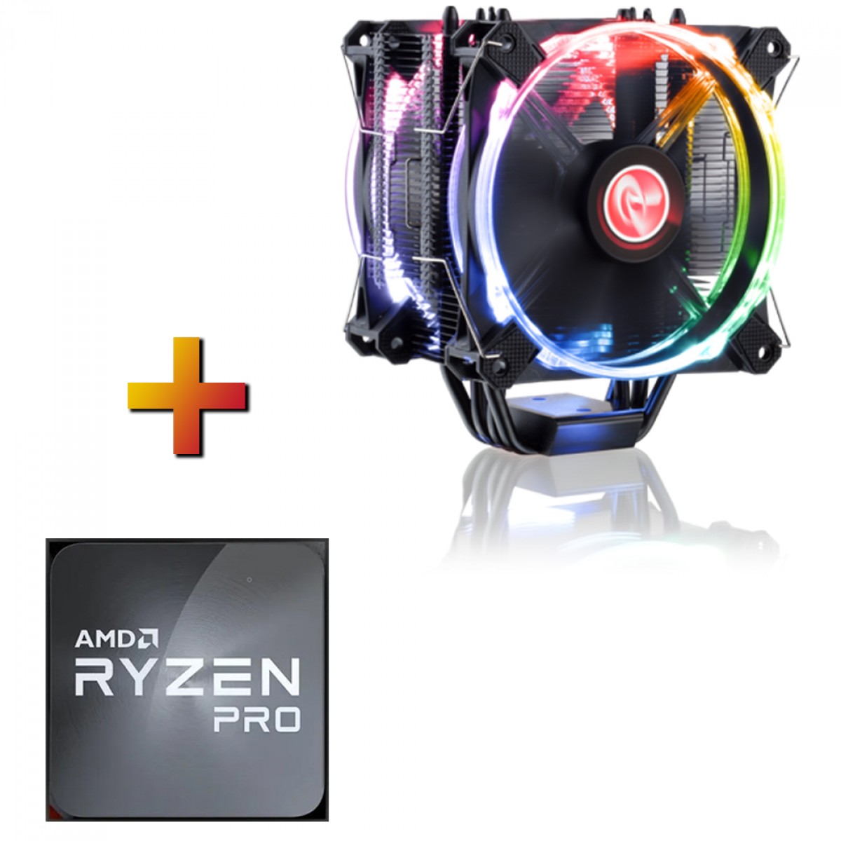 Processador AMD Ryzen 5 PRO 4650G 3.7GHz (4.2GHz Turbo) + Cooler Raijintek LETO PRO RGB