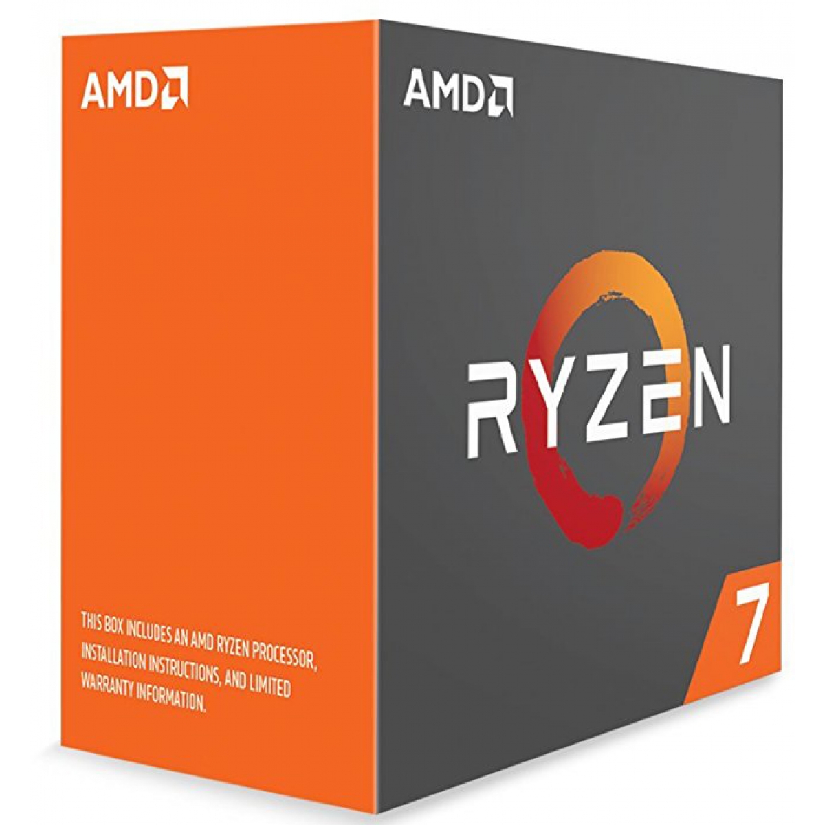 Processador AMD Ryzen 7 1800X 3.6Ghz (4.0GHz Turbo), 8-Cores 16-Threads, S/Cooler, AM4, YD180XBCAEWOF, S/ Video