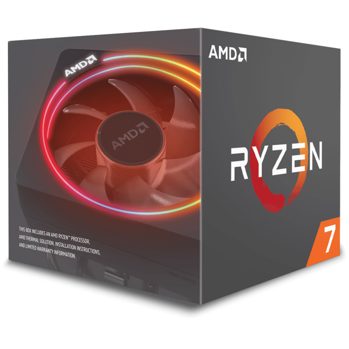 Processador AMD Ryzen 7 2700X 3.7GHz (4.35GHz Turbo), 8-Cores 16-Threads, Cooler Wraith Prism RGB, AM4, YD270XBGAFBOX, S/ Video