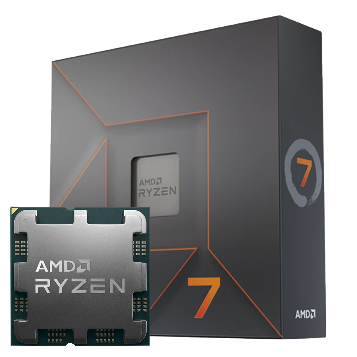 Processador AMD Ryzen 7 7700X 4.5GHz (5.4GHz Turbo), 8-Cores 16-Threads ...