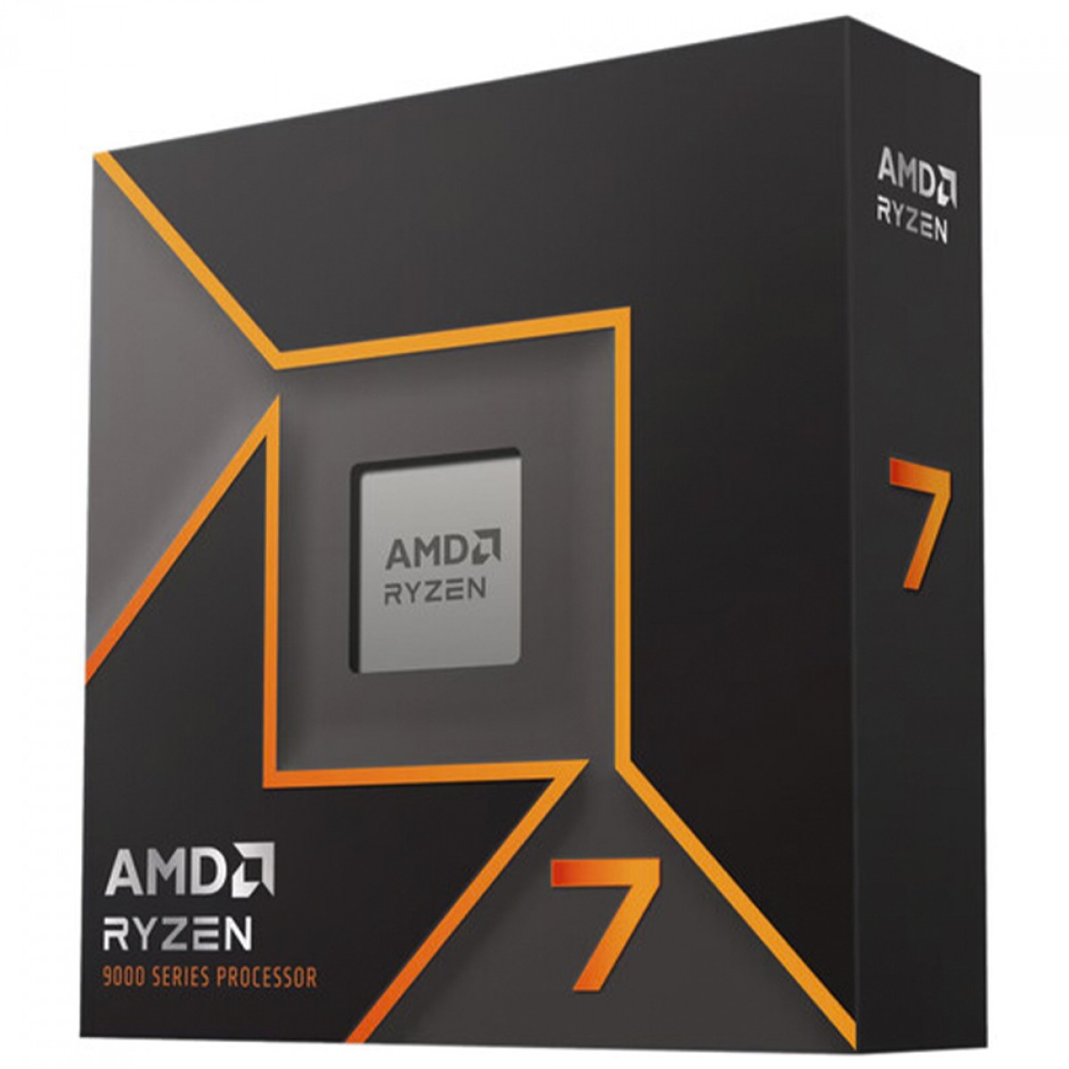 Processador AMD Ryzen 7 9700X, 3.8GHz (5.5GHz Turbo), 8-Cores 16-Threads, AM5, Sem Cooler, 100-100001404WOF 