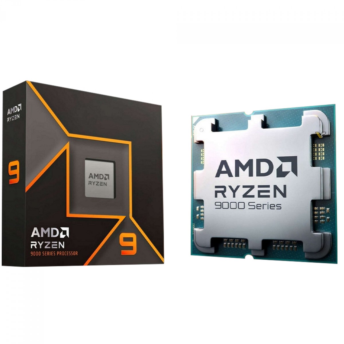 Processador AMD Ryzen 9 9900X, 4.4GHz (5.6GHz Turbo), 12-Cores 24-Threads, AM5, Sem Cooler, 100-100000662WOF
