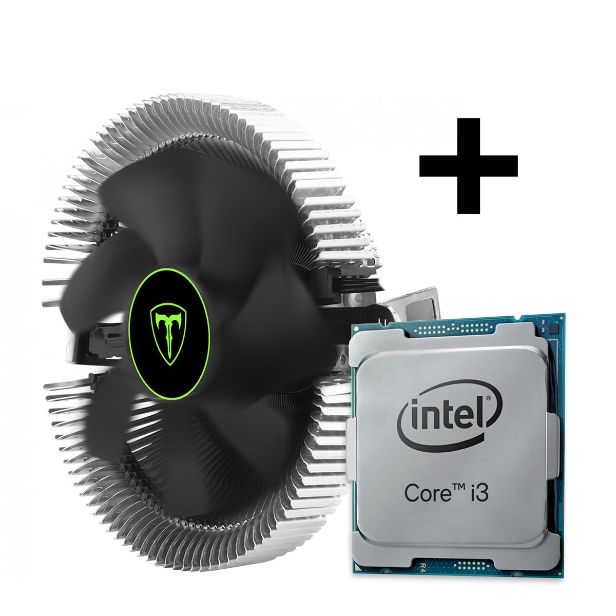 Processador Intel Core i3 10100 3.6GHz + Cooler T-Dagger Viti