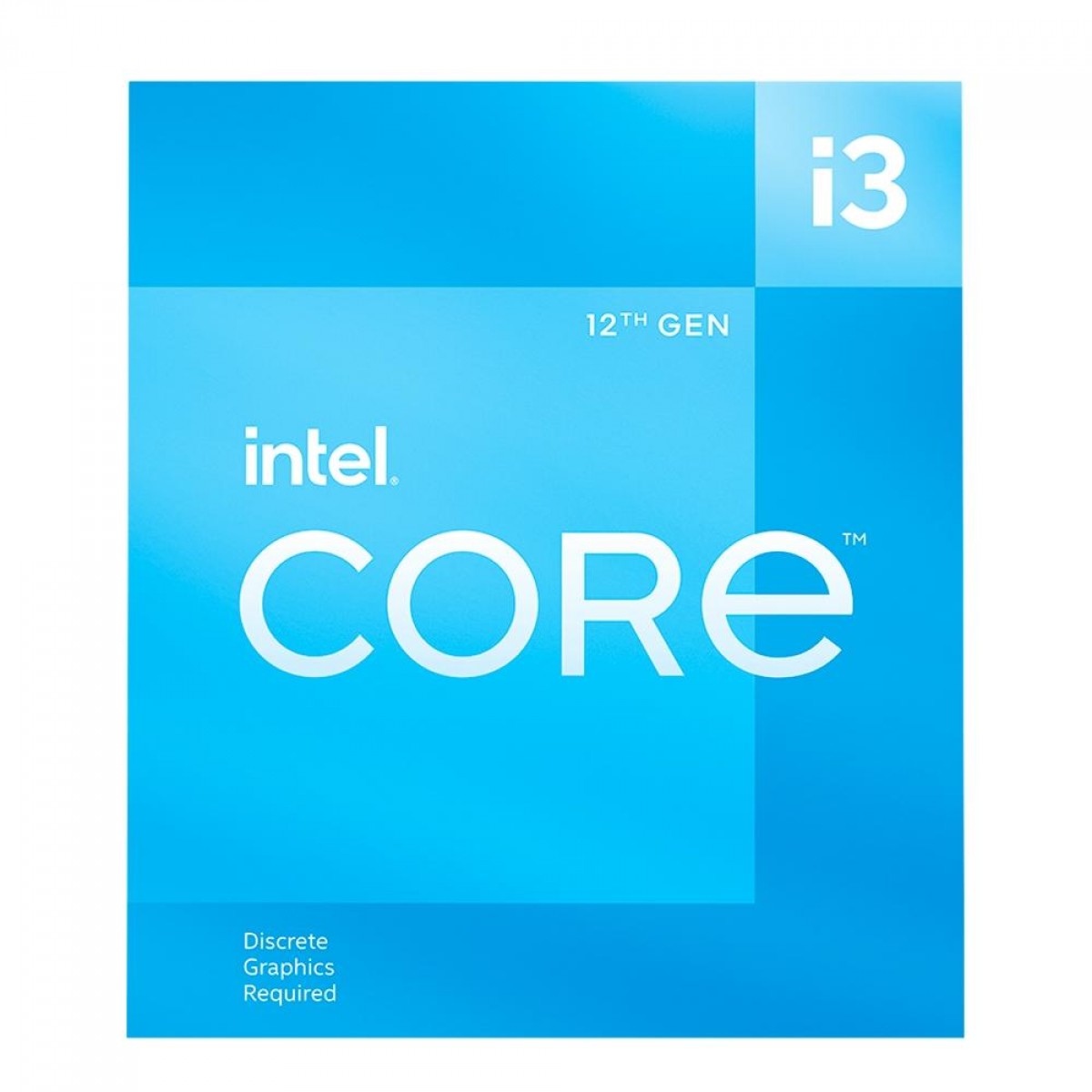Processador Intel Core i3 12100F 3.3GHz (4.3GHz Turbo), 12ª Geração, 4-Cores 8-Threads, LGA 1700, Com Cooler, BX8071512100F
