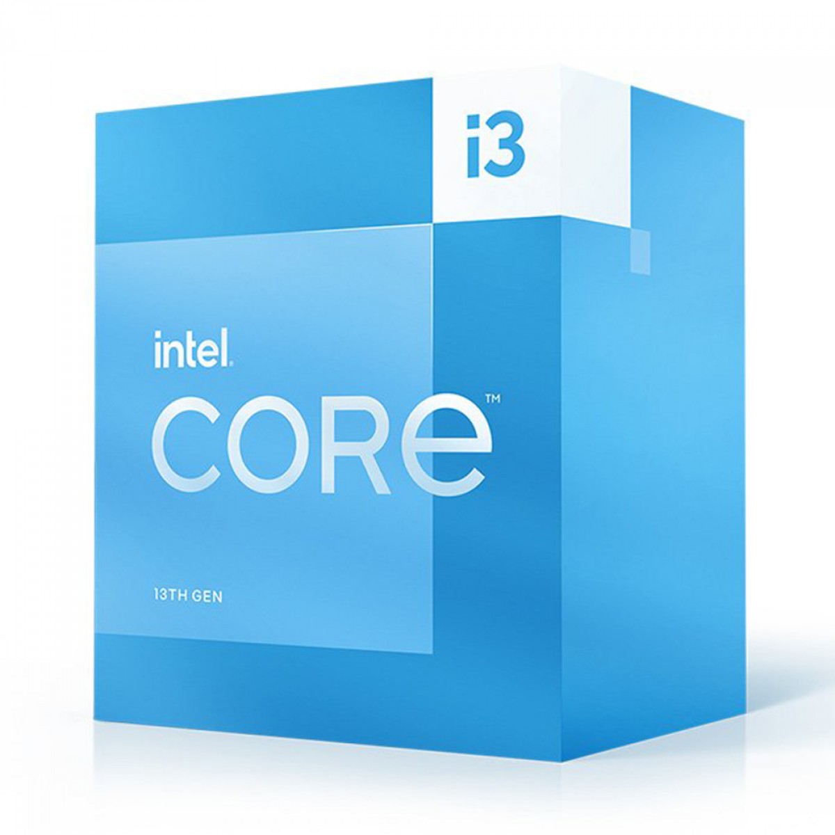 Processador Intel Core i3 13100 3.4GHz (4.5GHz Turbo), 13ª Geração, 4-Cores 8-Threads, LGA 1700, BX8071513100