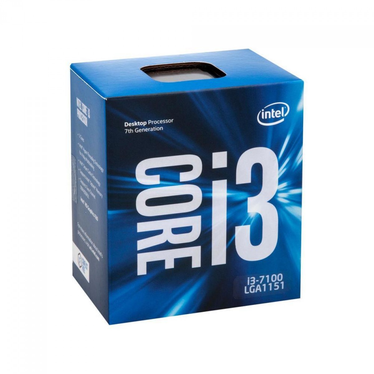 Processador Intel Core i3 7100 3.9GHZ 3MB BX80677I37100 7ª Geração Kaby Lake LGA 1151