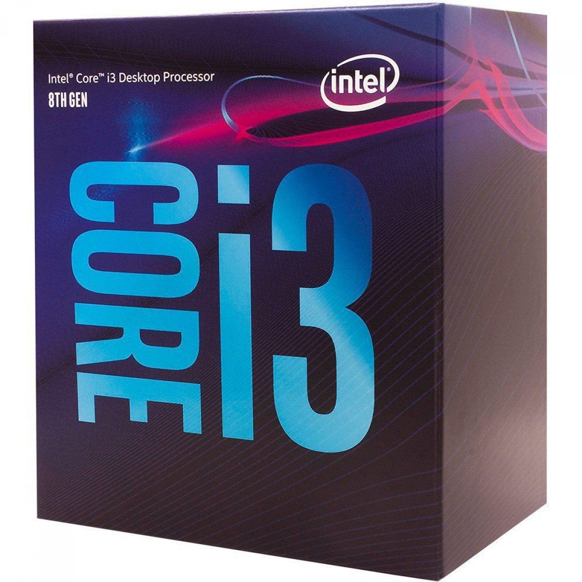 Processador Intel Core i3 9100 3.6GHz (4.2GHz Turbo), 9ª Geração, 4-Core 4-Thread, LGA 1151, BX80684I39100