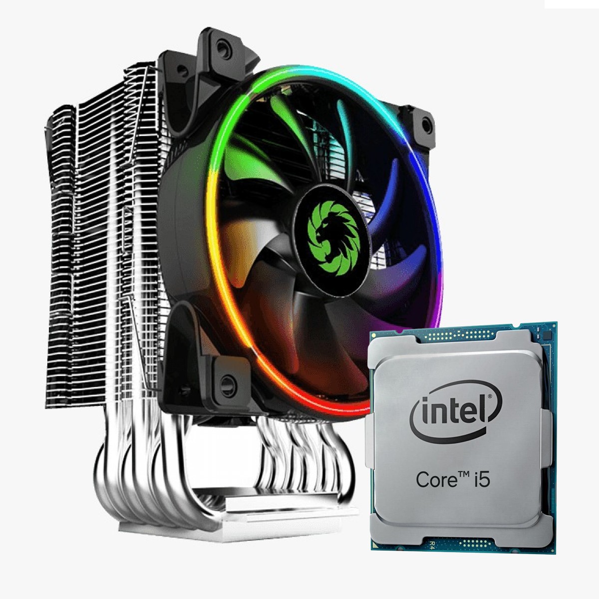 Processador Intel Core i5 10400F 2.90GHz + Cooler Gamemax Gamma 500