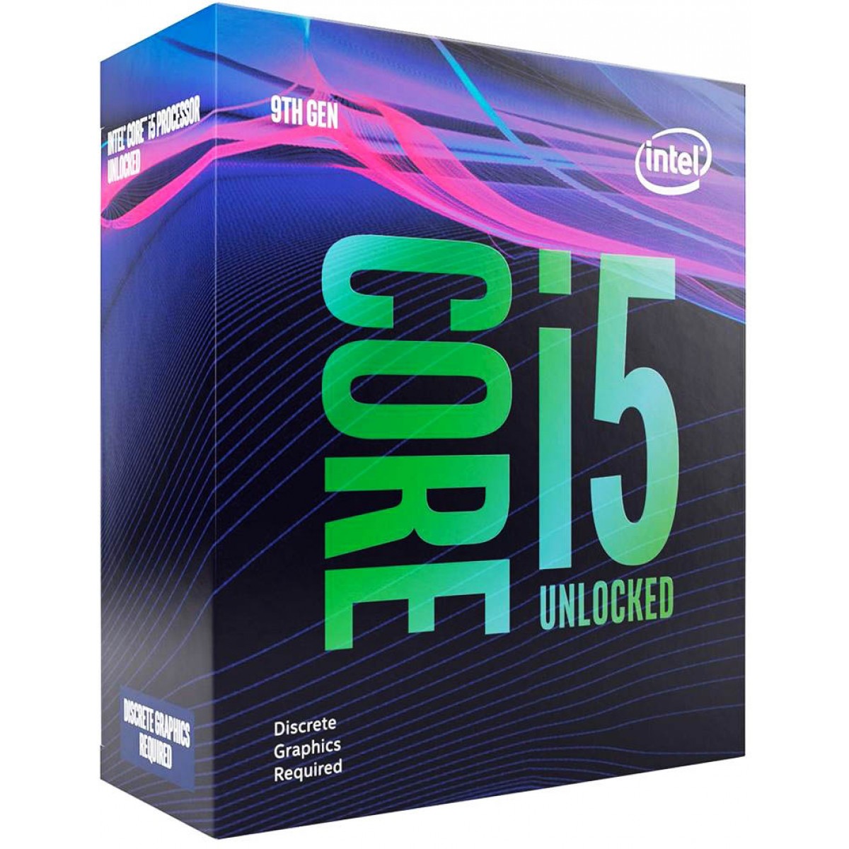 Processador Intel Core i5 9600KF 3.70GHz (4.60GHz Turbo), 9ª Geração, 6-Cores 6-Threads, LGA 1151, BX80684I59600KF, S/VÍDEO