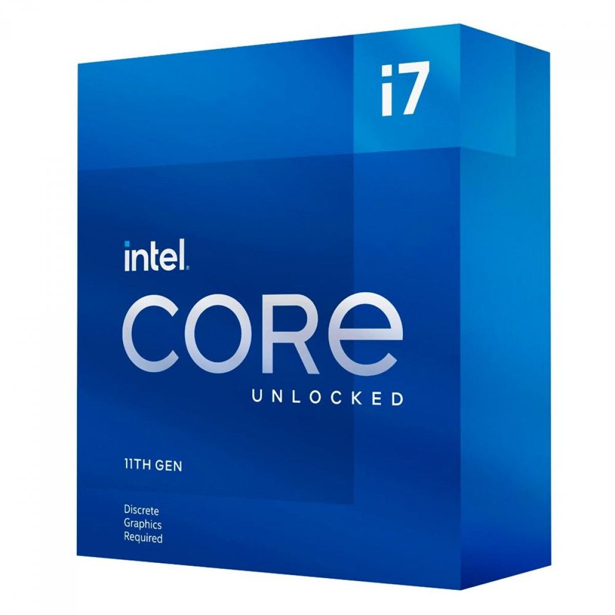 Processador Intel Core i7 11700KF 3.6GHz (5.0GHz Turbo), 11ª Geração,  8-Cores 16-Threads