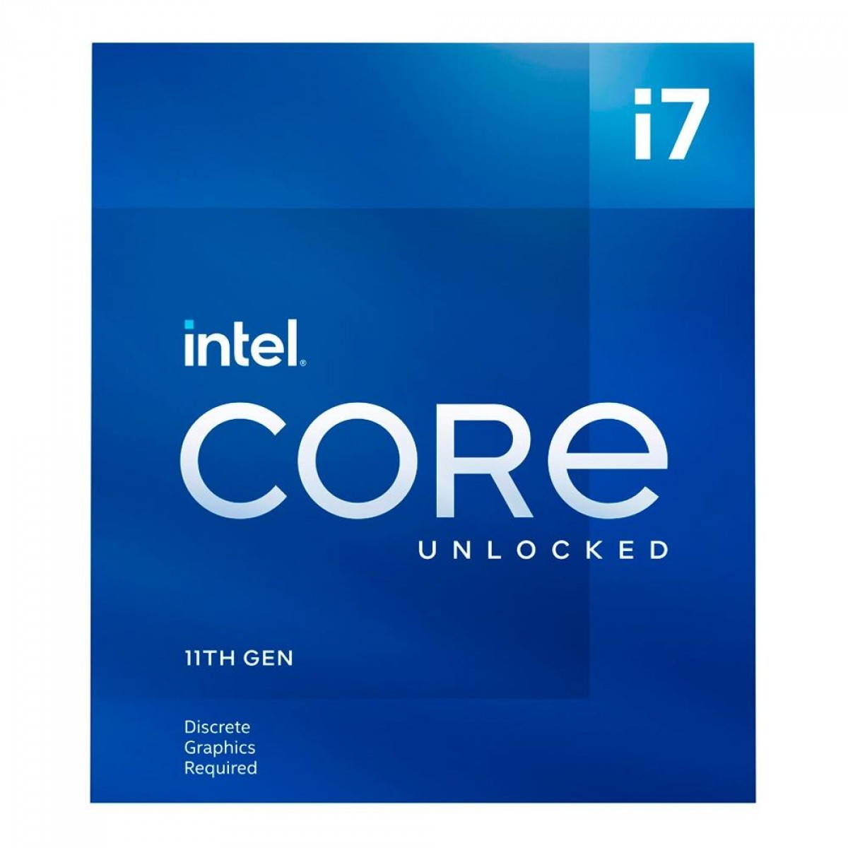 Processador Intel Core i7 11700KF 3.6GHz (5.0GHz Turbo), 11ª Geração, 8-Cores 16-Threads, LGA 1200, BX8070811700KF