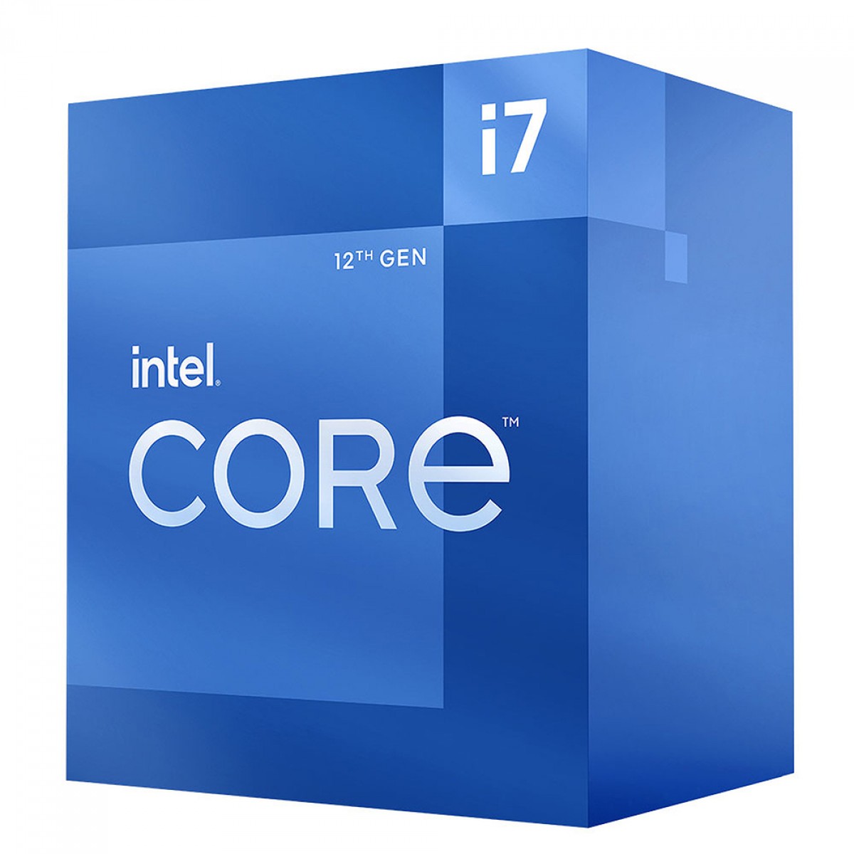 Processador Intel Core i7 12700 2,1GHz (4.9GHz Turbo), 12ª Geração, 12-Cores 20-Threads, LGA 1700, Com Cooler, BX8071512700