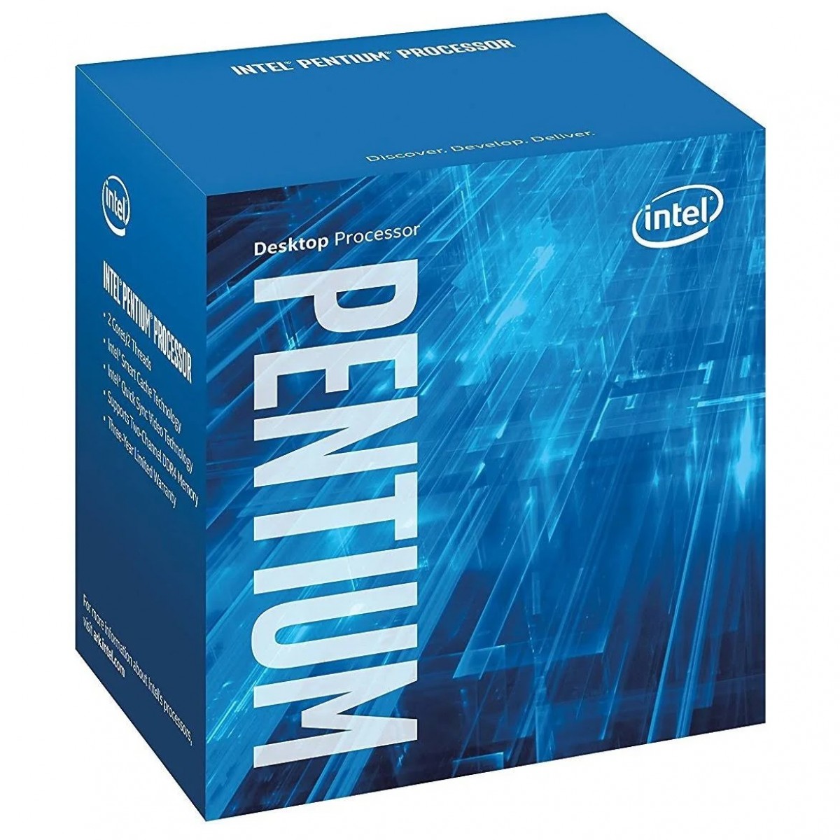 Processador Intel Pentium G4600 3.6GHz 3MB BX80677G4600 7ª GERAÇÃO Kaby Lake LGA 1151 (Melhor que o G4560)