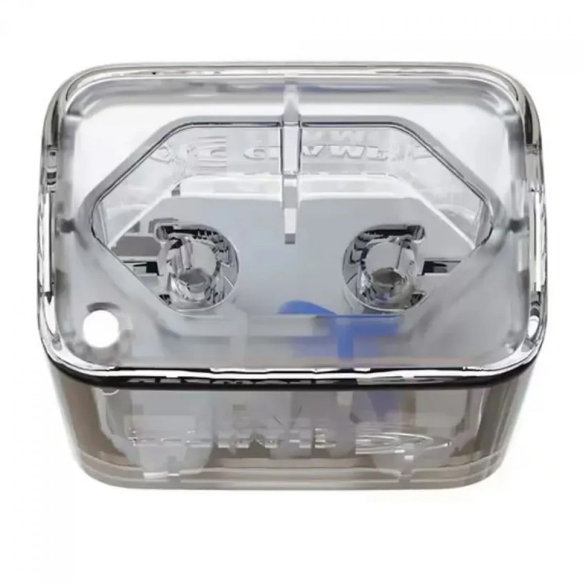 Protetor CLAMPER Pocket LCF, 2 Pinos, 20 Amperes, Bivolt, Transparente