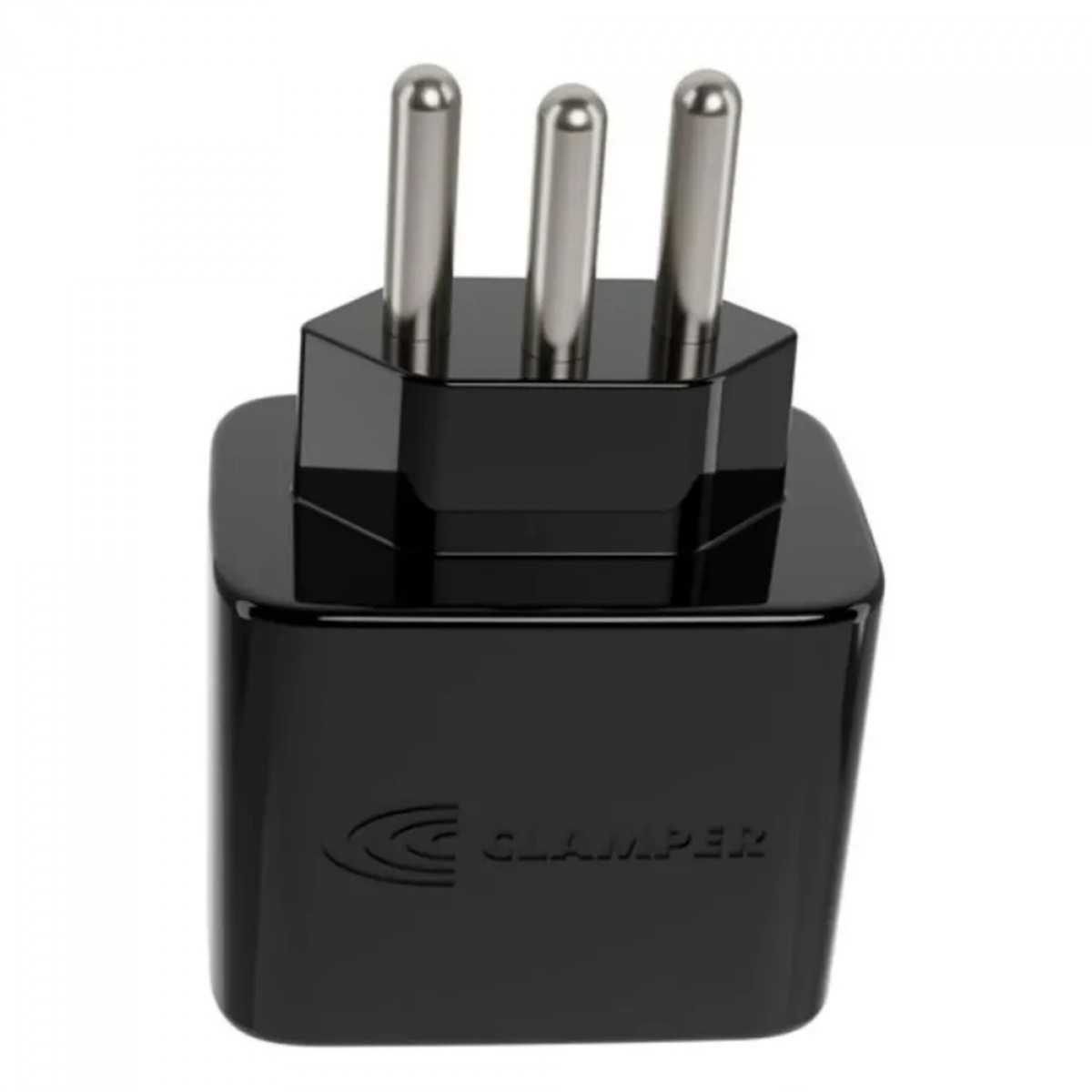 Protetor CLAMPER Pocket LCF, 3 Pinos, 10 Amperes, Bivolt, Preto