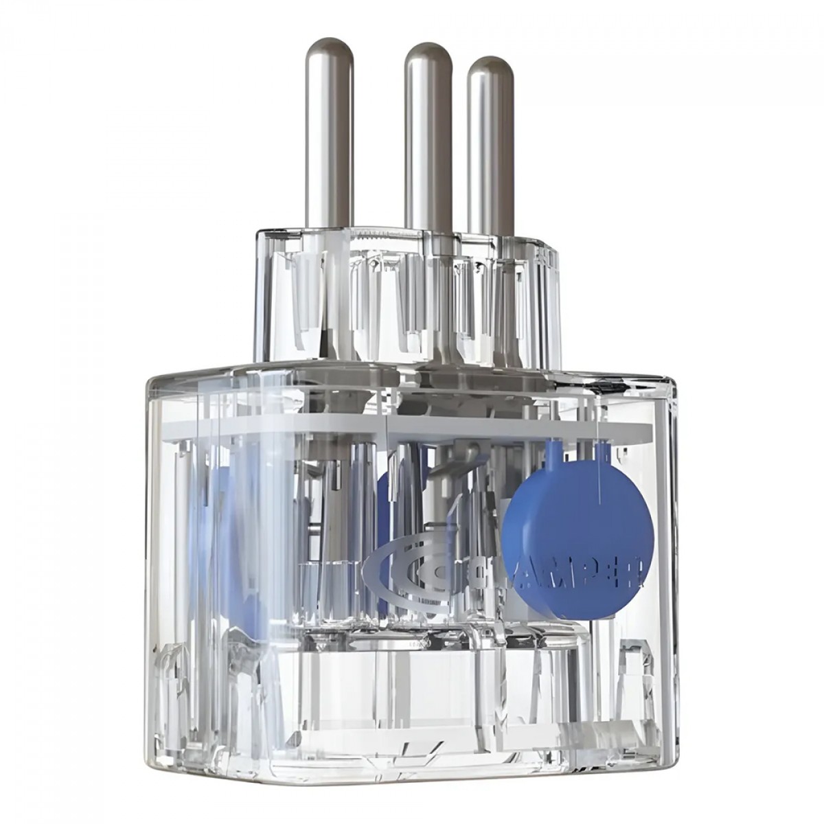 Protetor CLAMPER Pocket LCF, 3 Pinos, 10 Amperes, Bivolt, Transparente