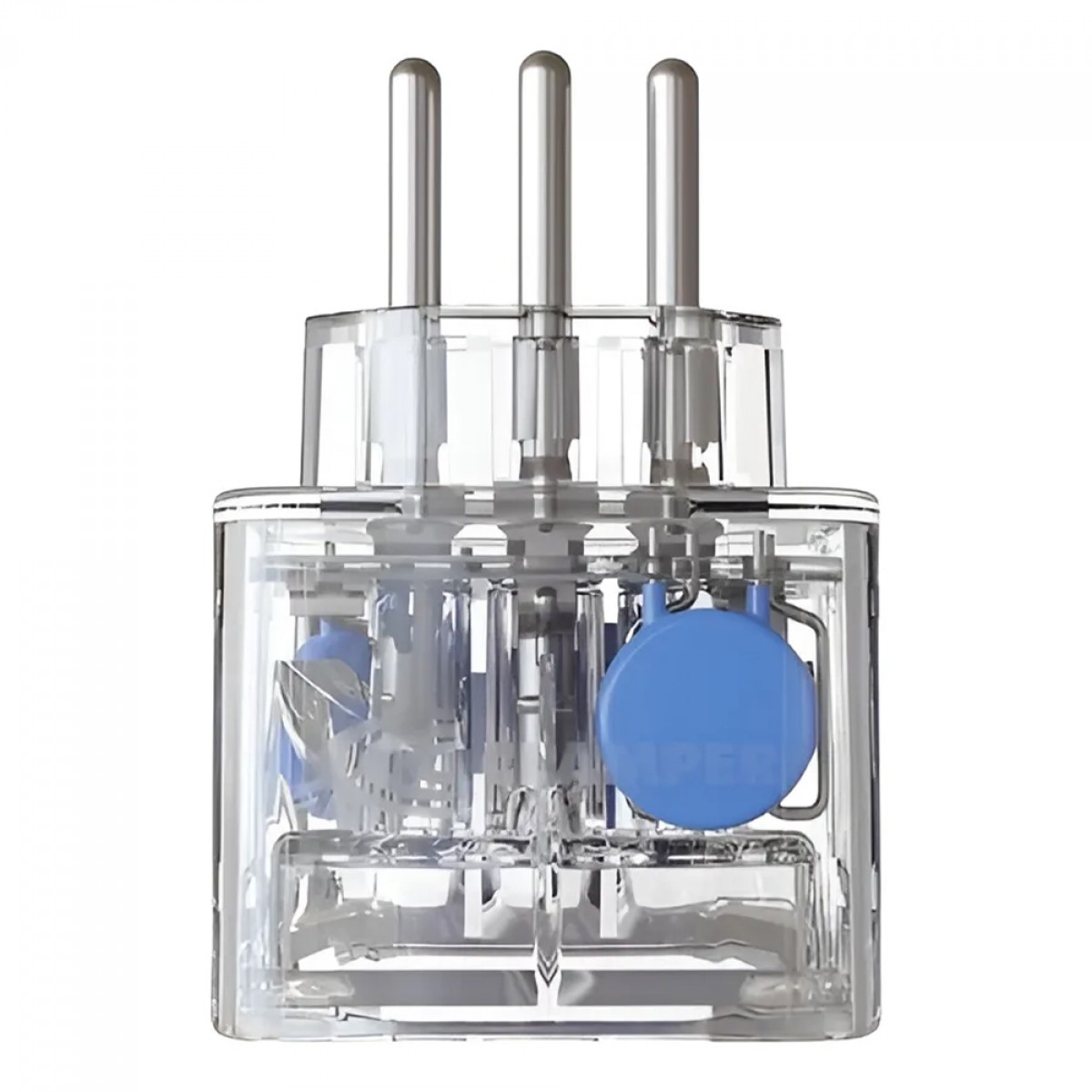 Protetor CLAMPER Pocket LCF, 3 Pinos, 20 Amperes, Bivolt, Transparente