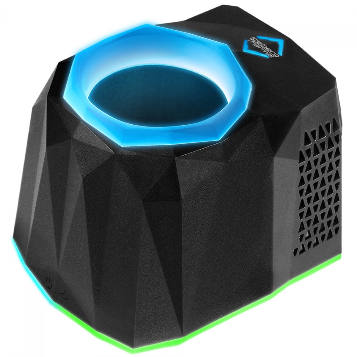 Refrigerador de Latas Iceberg Thermal IceFloe Aurora, RGB, USB-C, Preto, IFTEC0-B0A