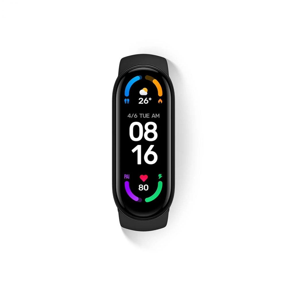 Relógio Smartwatch Xiaomi, Mi Band 6, Bluetooth, Black