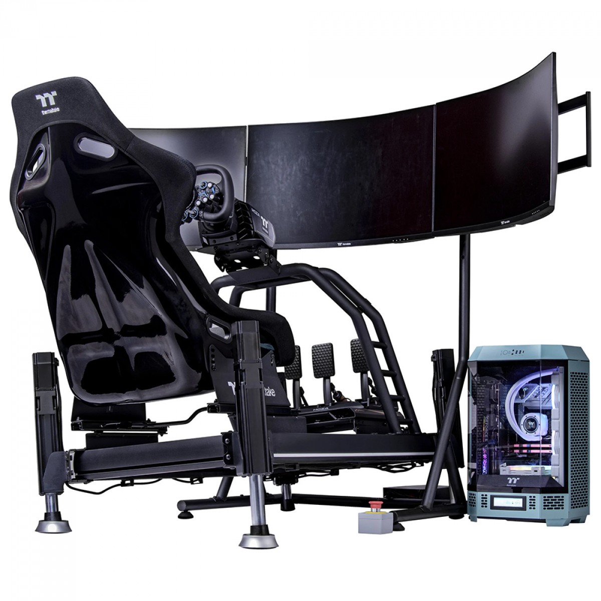 Sistema de Movimento Thermaltake GM5 3DOF, Para Simulador, Preto, GSC-GM5-MSASBB-11