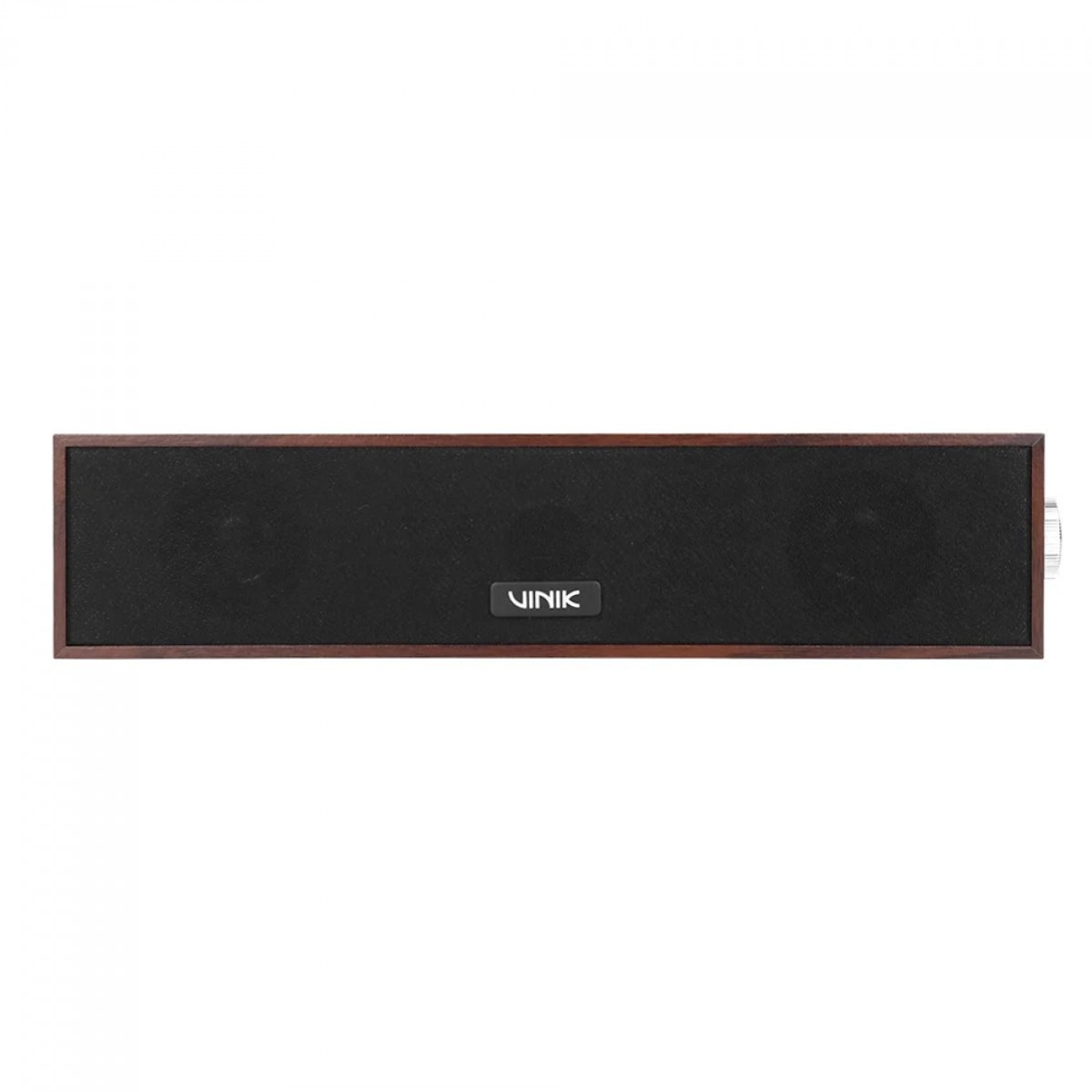 Soundbar Vinik Wood, USB, 3.5mm, 2x3W, Preto e Marrom, WDB6W