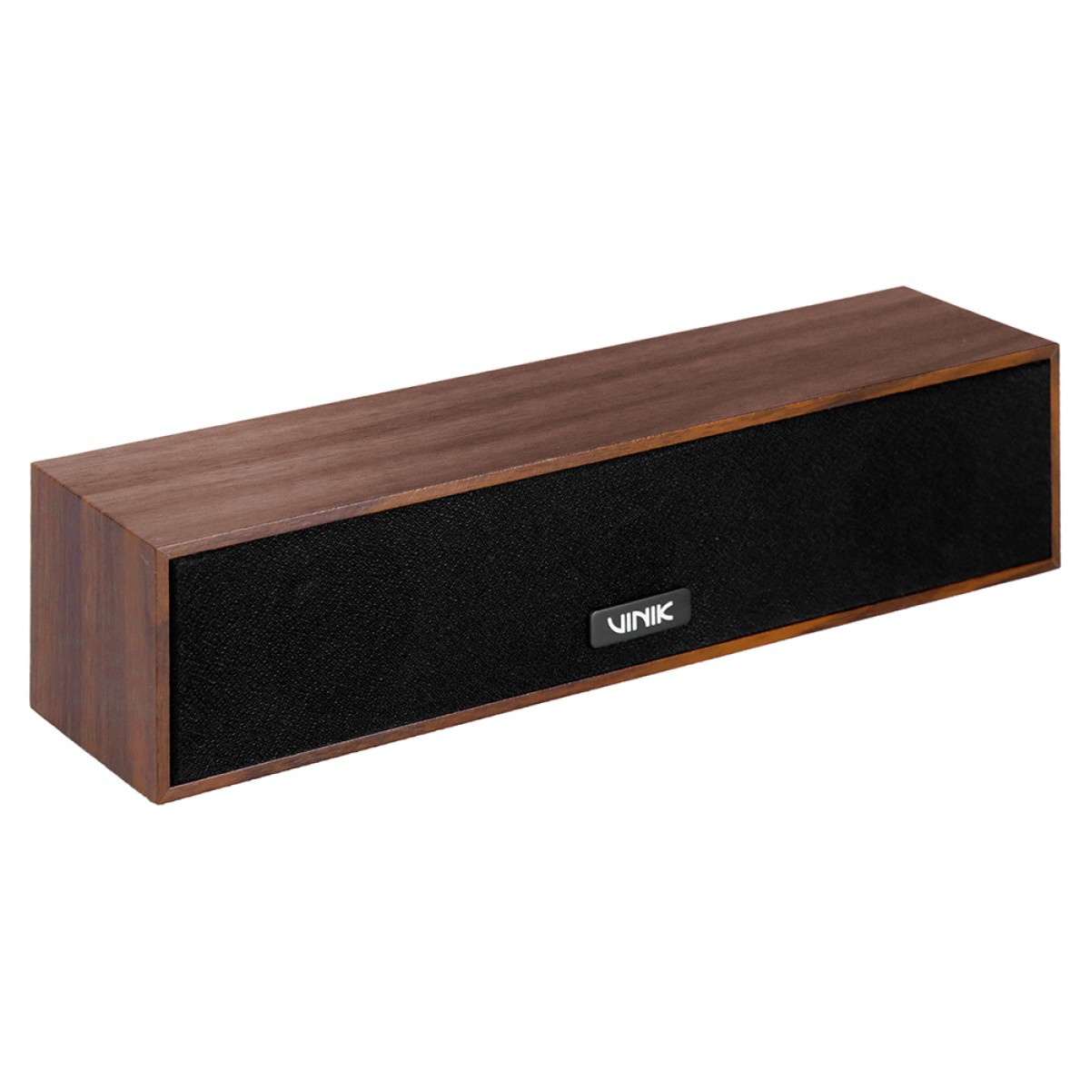 Soundbar Vinik Wood, USB, 3.5mm, 2x3W, Preto e Marrom, WDB6W