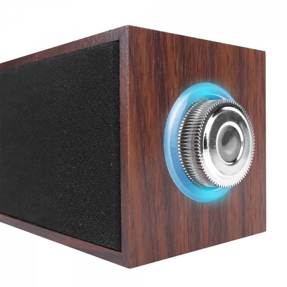 Soundbar Vinik Wood, USB, 3.5mm, 2x3W, Preto e Marrom, WDB6W