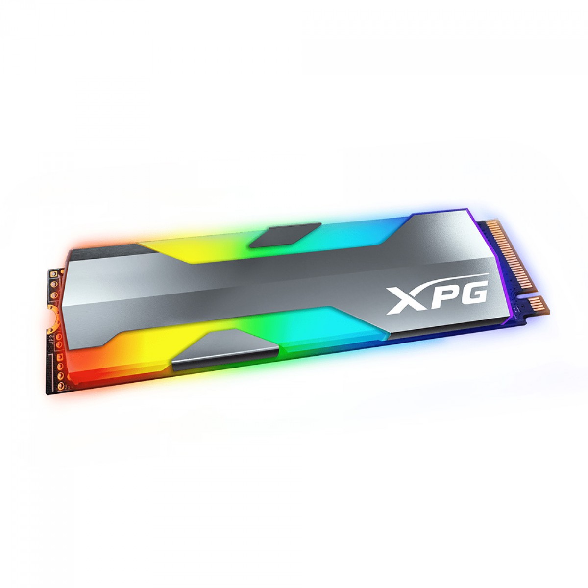 SSD XPG Spectrix S20G RGB, 1TB, M.2 2280 NVMe, Leitura 2500MBs e Gravação 1800MBs, ASPECTRIXS20G-1T-C