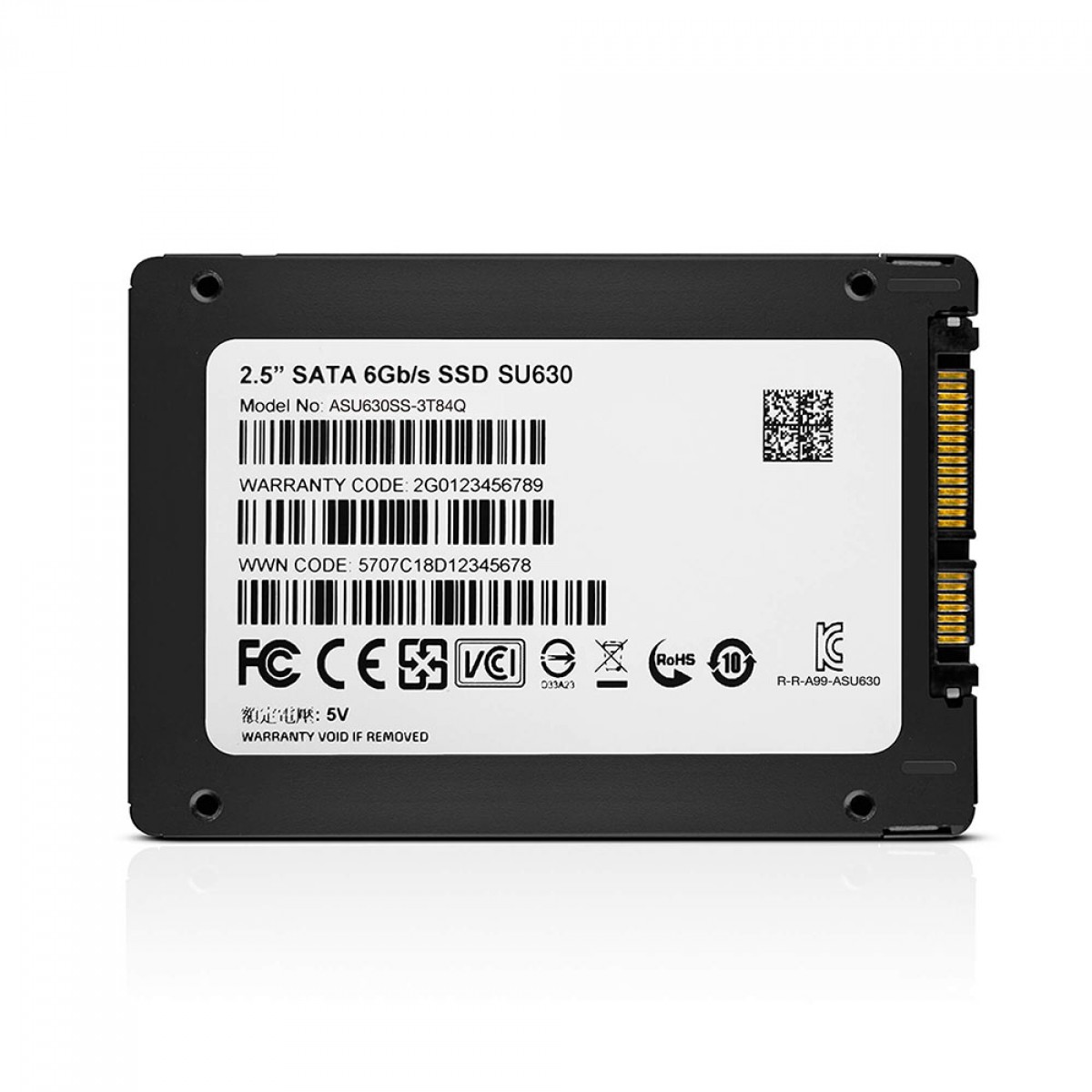 SSD Adata SU630, 960GB, Sata III, Leitura 520MBs e Gravação 450MBs, ASU630SS-960GQ-R