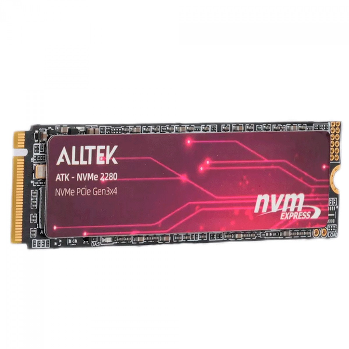 SSD Alltek 512GB, M.2 2280 NVMe, Leitura 2200MBs E Gravação 1700MBs, ATKSSDN 512GB - Open Box