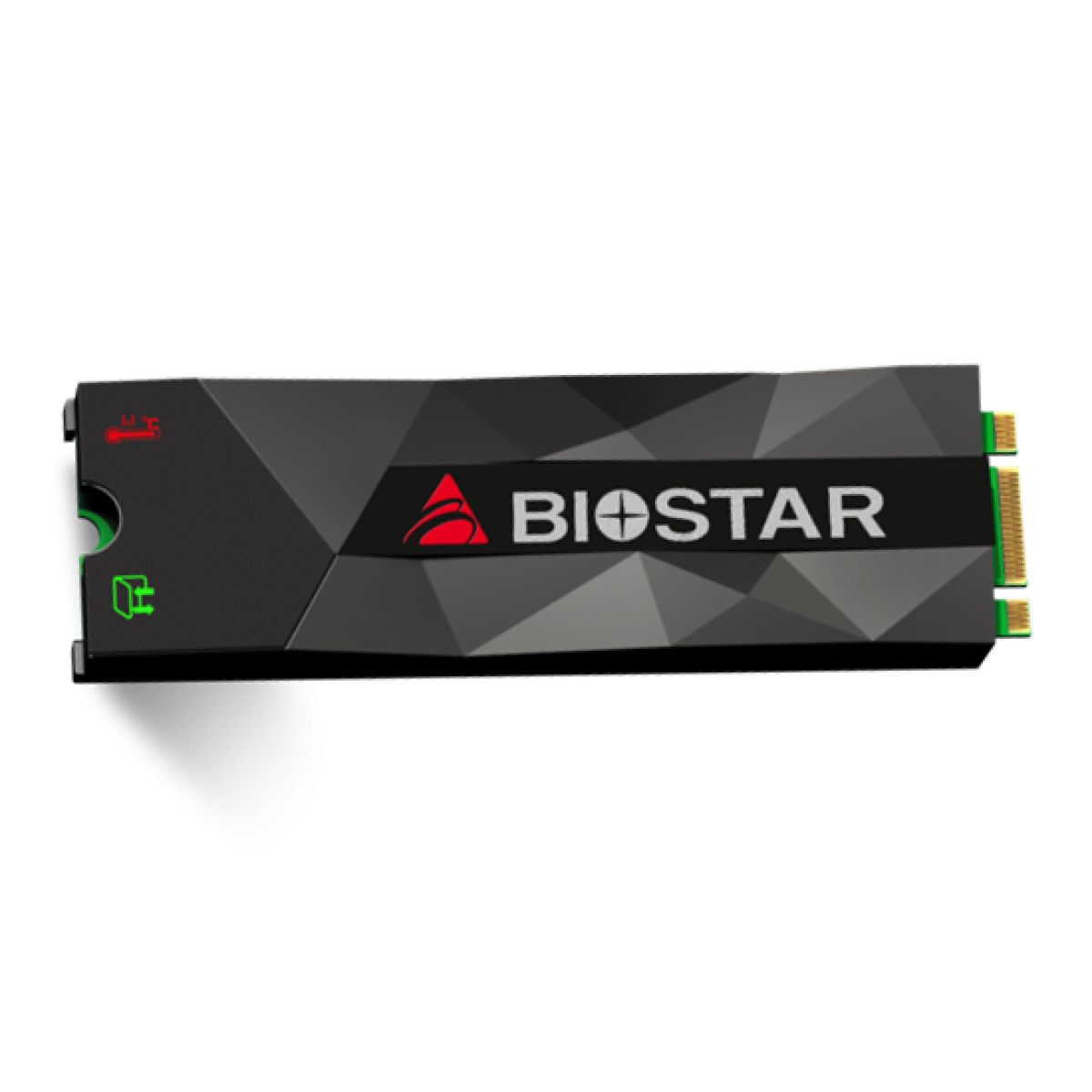 SSD Biostar M500, 512GB, M.2 NVME, Leitura 1700MBs e Gravação 1100MBs, SE160PM535-YN1BK-BS2