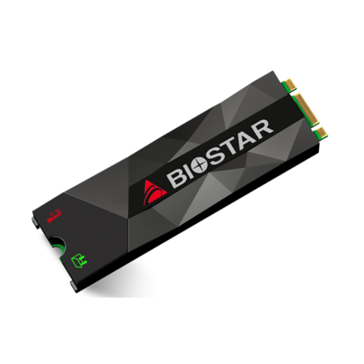 SSD Biostar P300, 256GB, NVME, Leitura 1600MBs e Gravação 900MBs, SE160PM236-YT1B8-BS2
