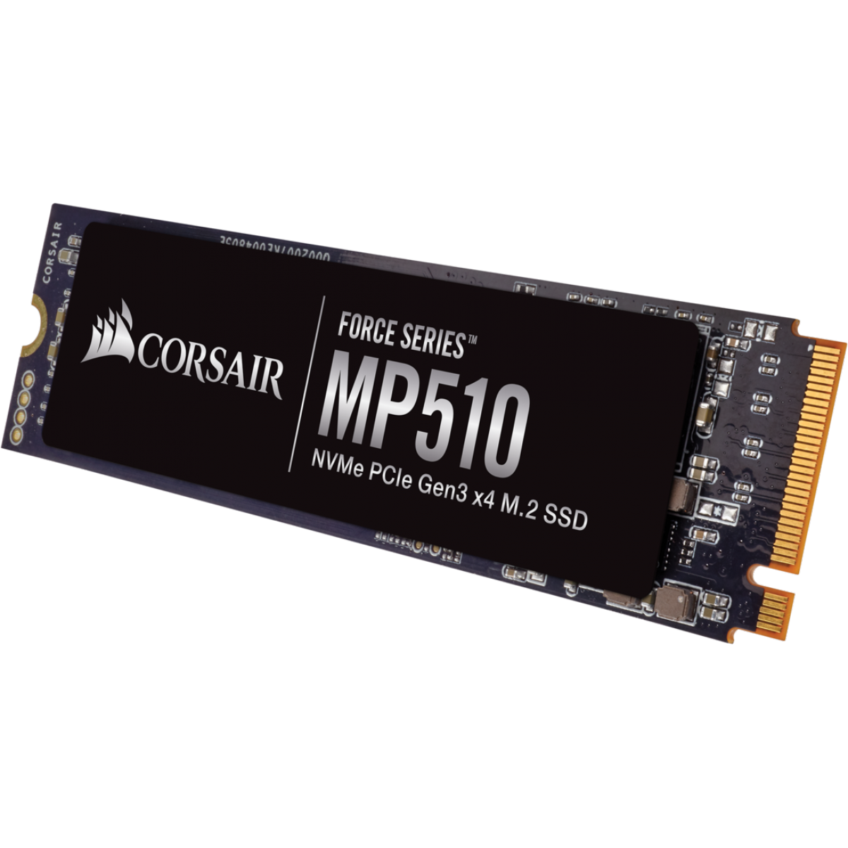 SSD Corsair Force MP510, 480GB, M.2 2280, NVMe, Leitura 3480MBs Gravação 2000MBs, CSSD-F480GBMP510B