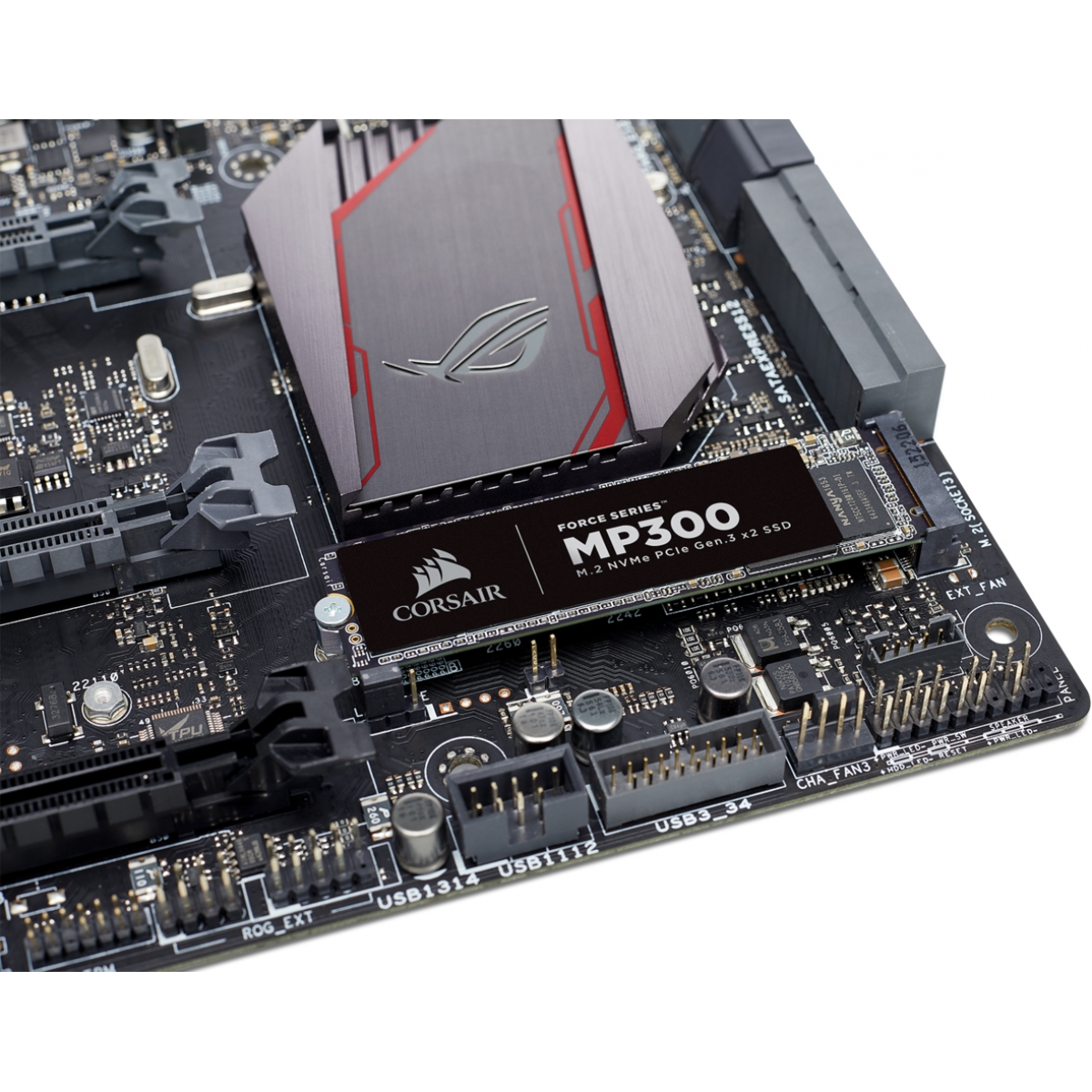 SSD Corsair MP300, 960GB, M.2, Leitura 1600MBs e Gravação 1080MBs, CSSD- F960GBMP300