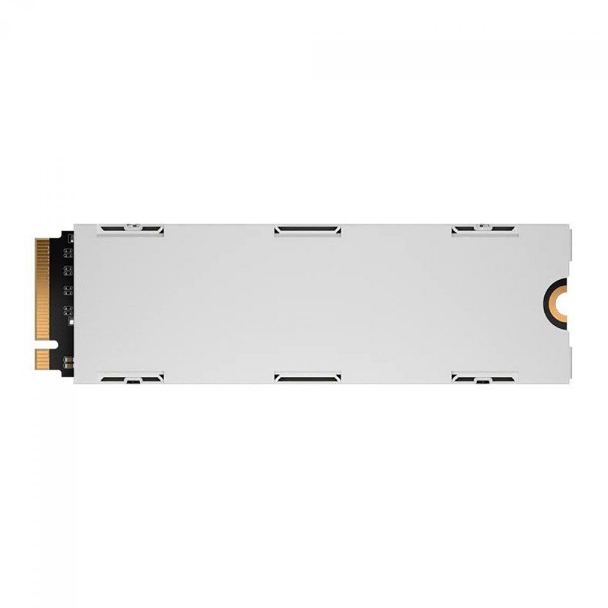 SSD Corsair MP600 PRO LPX, 1TB, M.2 PCIe, NVMe, Leitura 7100MB/s e Gravação 5800MB/s, Compatível com PS5, Branco, CSSD-F1000GBMP600PLPW