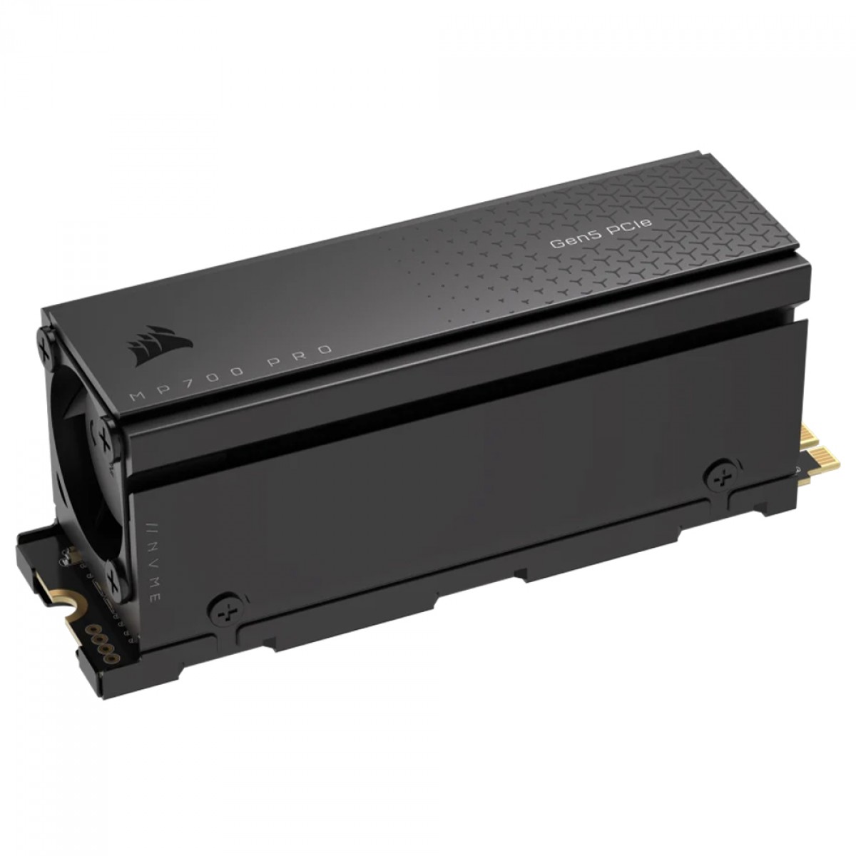 SSD Corsair MP700 PRO, 1TB, M.2 NVMe, PCIe 5.0, Leitura 11.700MB/s e Gravação 9.600MB/s, CSSD-F1000GBMP700PRO