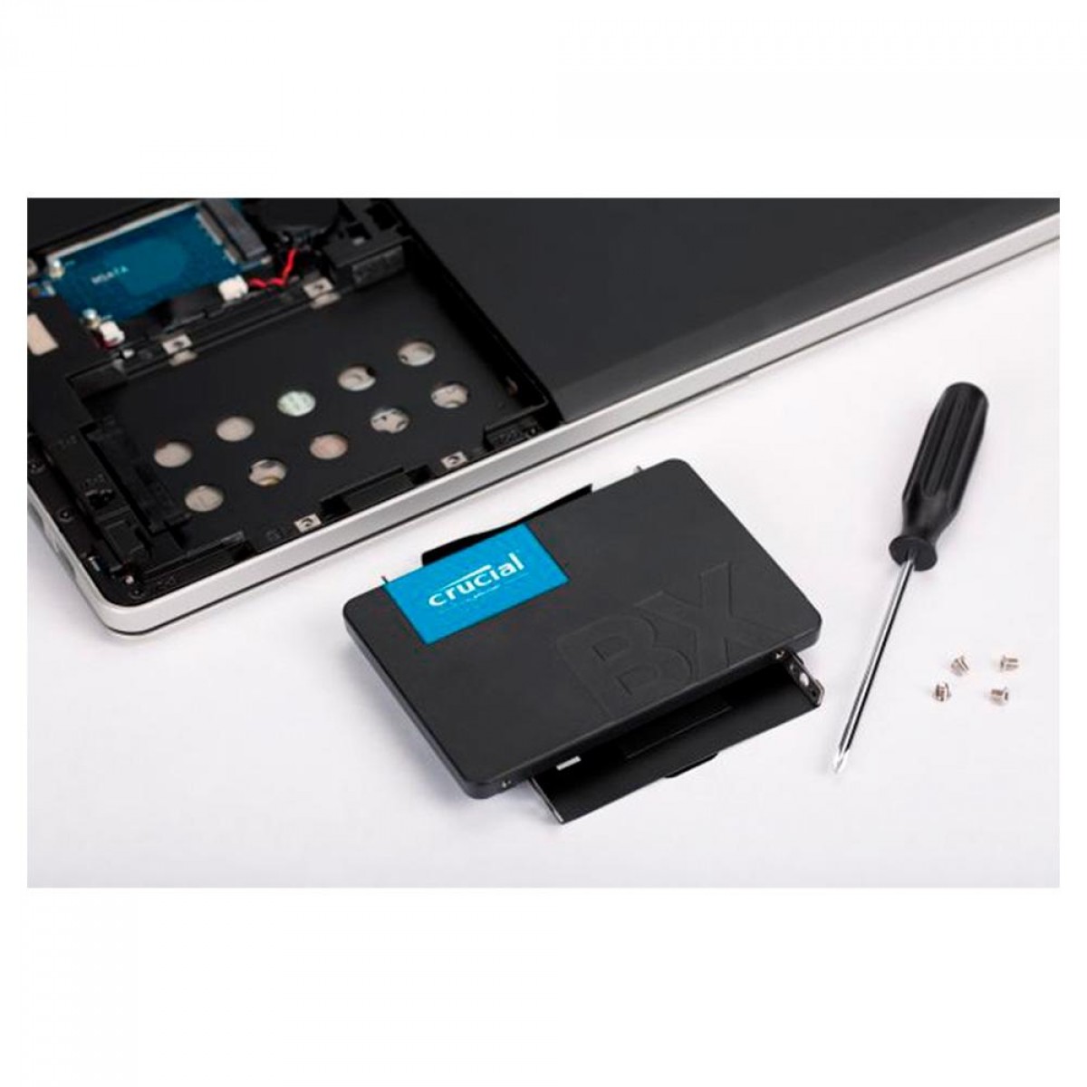SSD Crucial BX500, 500GB, Sata III, Leitura 550MBs, Gravação 500MBs, CT500BX500SSD1