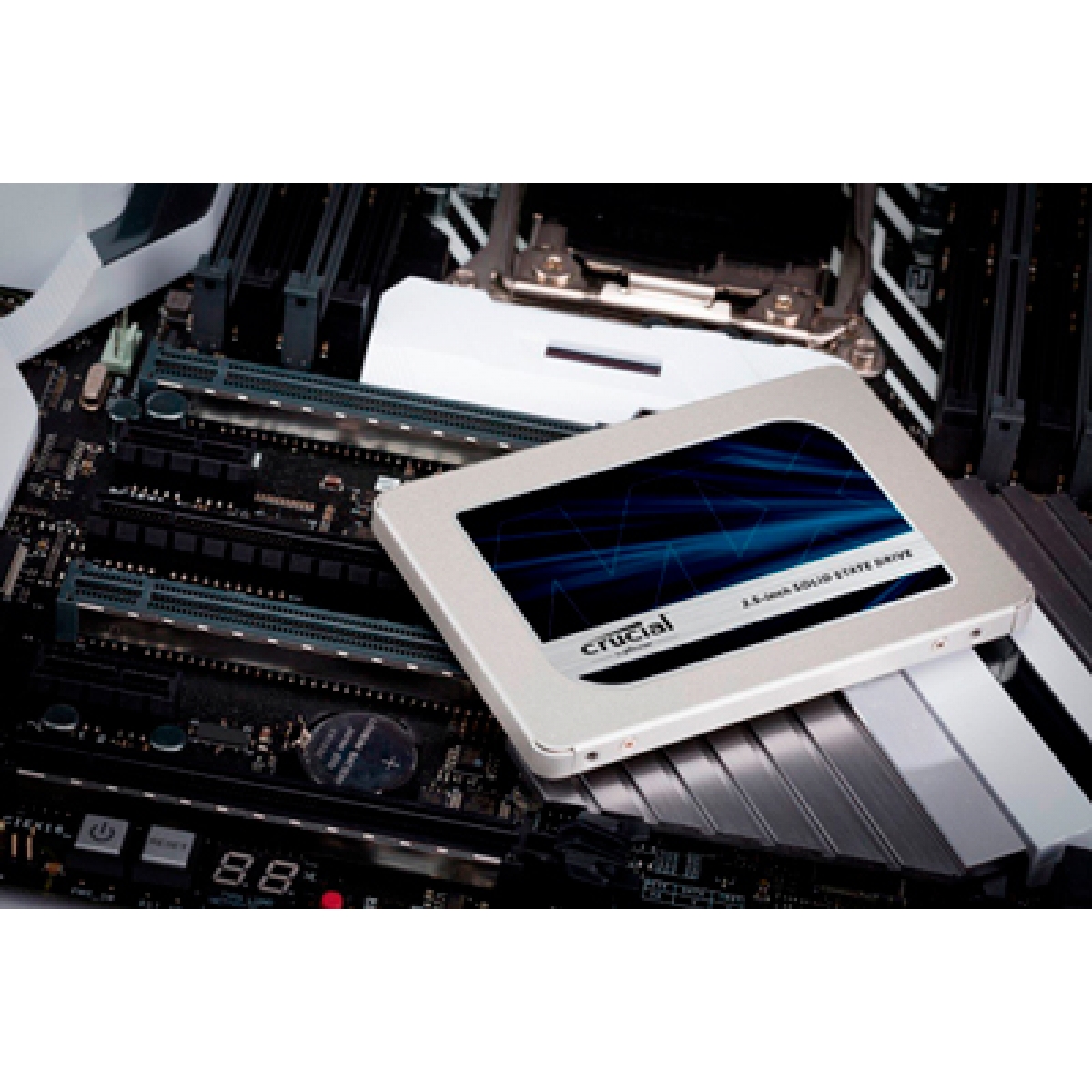SSD Crucial MX500, 250GB, Sata III, Leitura 560MB/S Gravação 510MB/s, CT250MX500SSD1