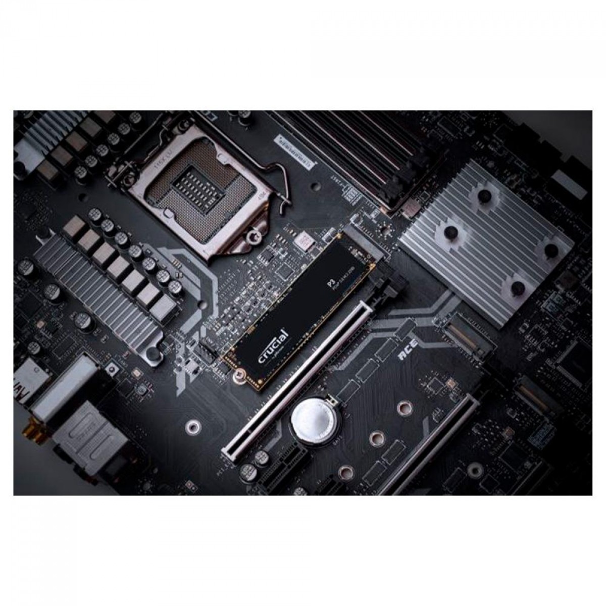 SSD Crucial P3, 500GB, M.2 2280, PCIe NVMe, Leitura 3500MBs