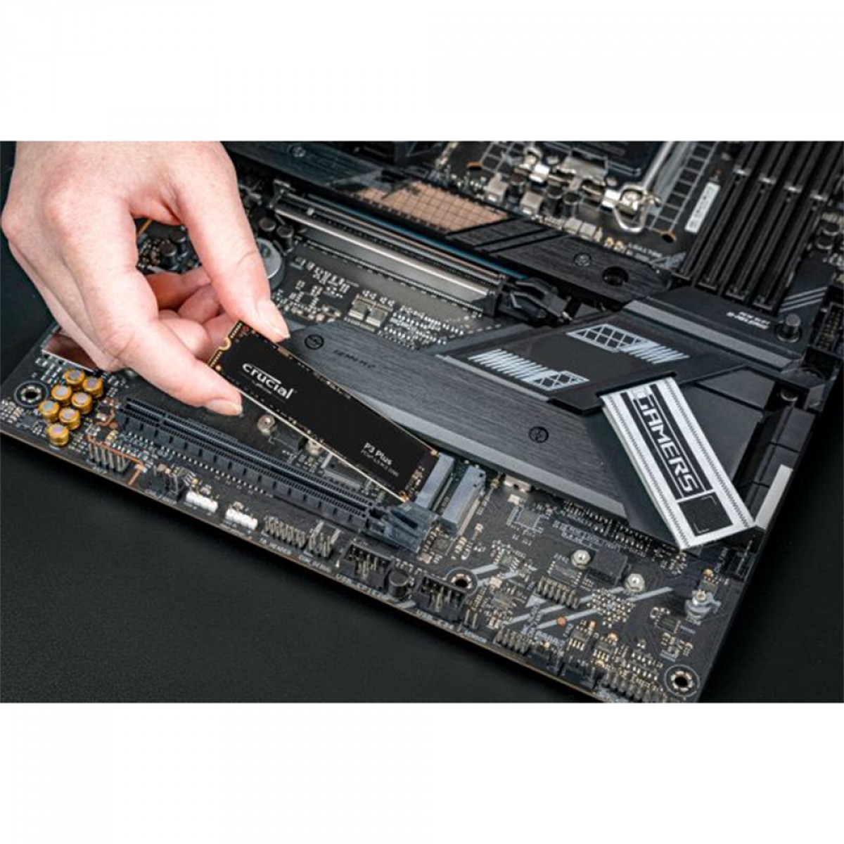 SSD Crucial P3 Plus, 2TB, M.2 2280, PCIe 4.0, NVMe, Leitura 5000MBs Gravação 4200MBs, CT2000P3PSSD8