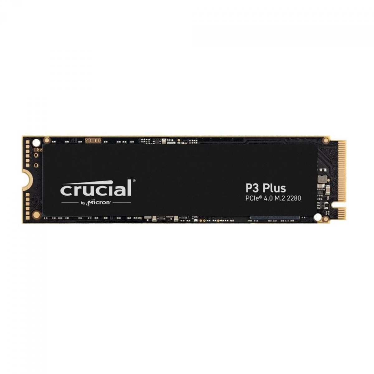 SSD Crucial P3 Plus, 500GB, M.2 2280, PCIe NVMe, Leitura 4700MBs Gravação 1900MBs, CT500P3PSSD8