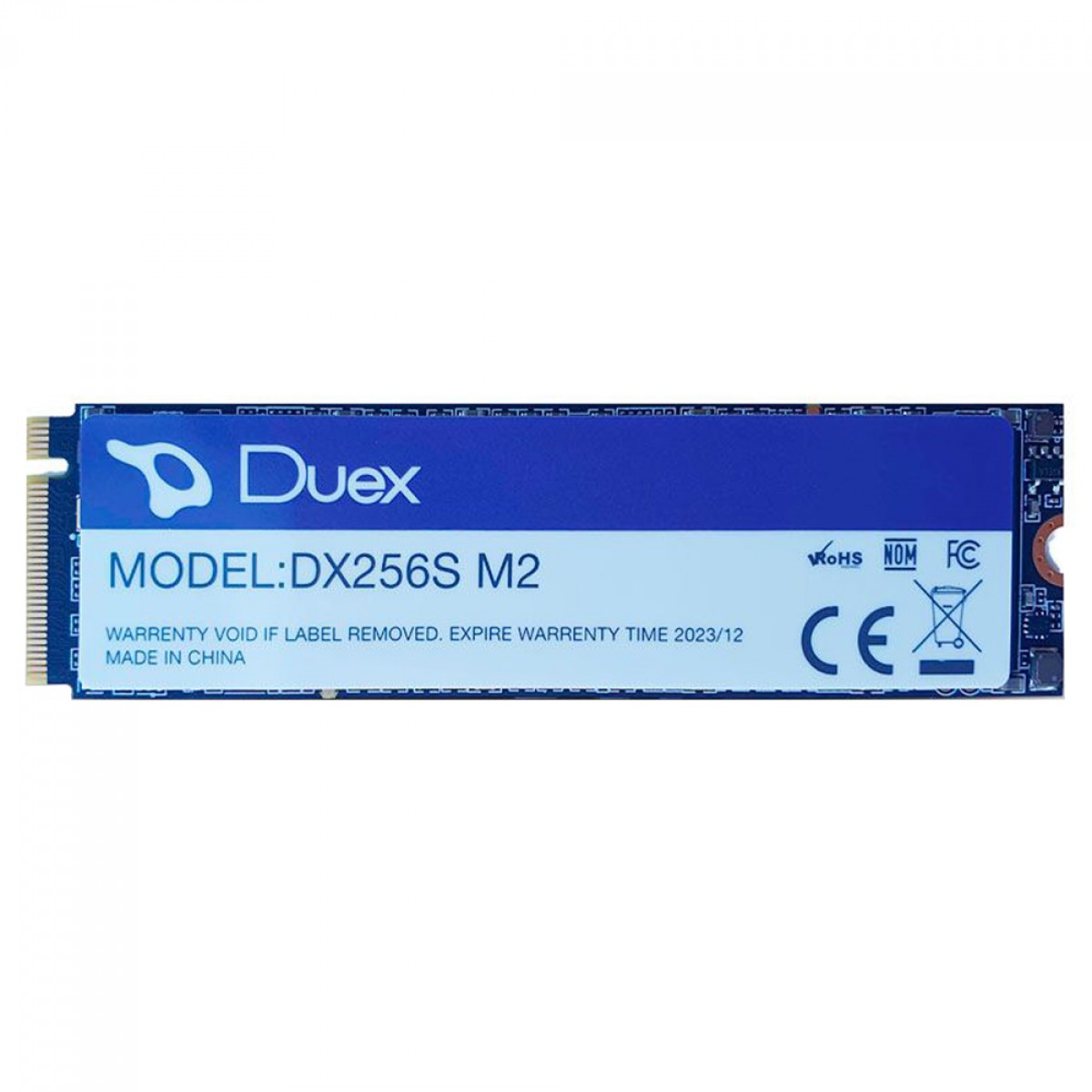 SSD Duex DX256S M2, 256GB, M.2 NVMe, Leitura 2850MBs e Gravação 2150MBs