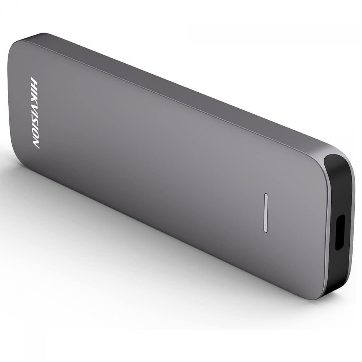 SSD Externo Portátil Hikvision Wind, 512GB, USB 3.1/Type C, Leitura 500MB/s e Gravação 450MB/s, Cinza, HS-ESSD-P0512GWD