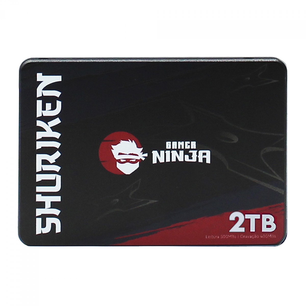 SSD Gamer Ninja Shuriken 2TB, Sata III, Leitura 510MBs e Gravação