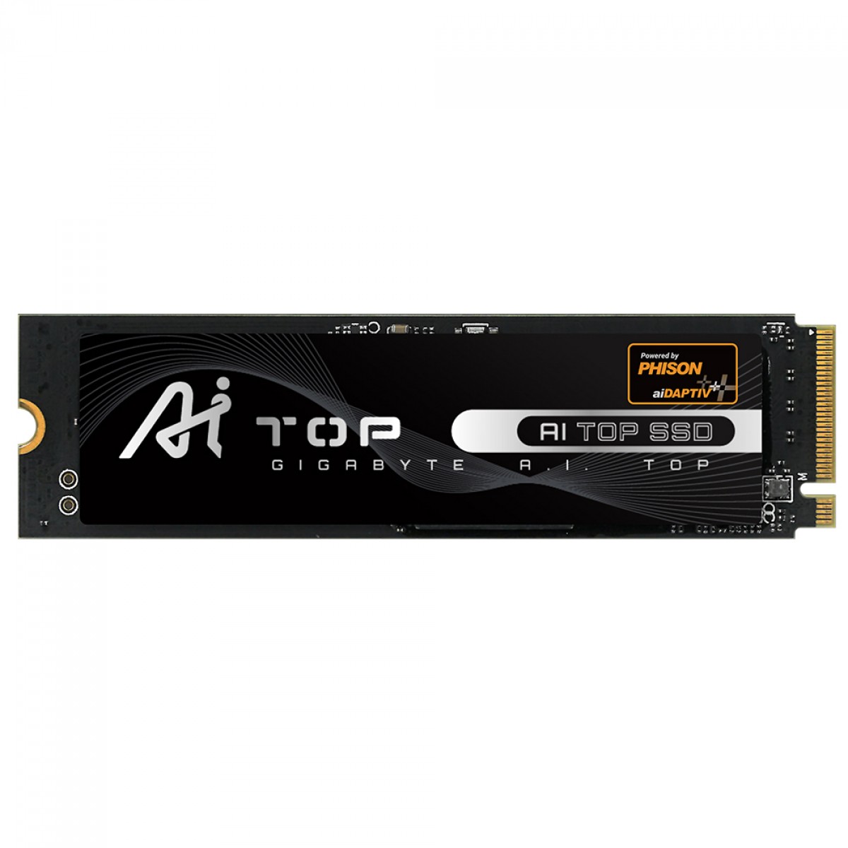 SSD Gigabyte AI TOP 100E, 1TB, M.2 2280, NVMe 1.4, PCIe 4.0, Leitura 7200MB/s Gravação 6500MB/s, AI100E1TB