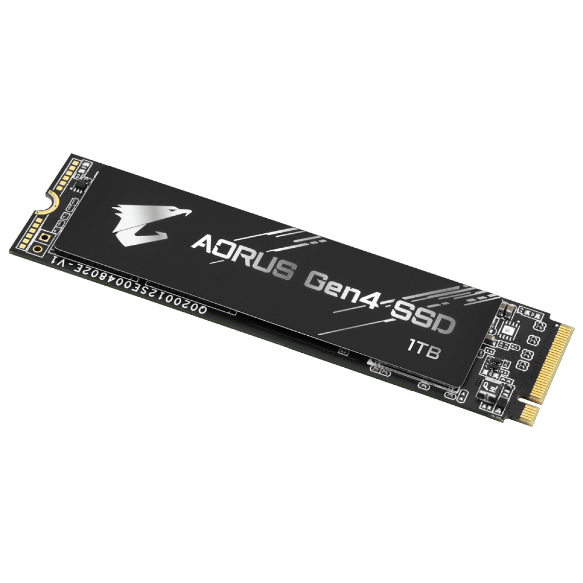 SSD Gigabyte Aorus Gen4, 1TB, M.2 2280, NVMe, Leitura 5000MBs e Gravação 4400MBs, GP-AG41TB